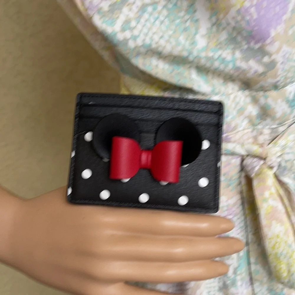 disney x kate spade new york other minnie mouse cardholder - Picture 16 of 16